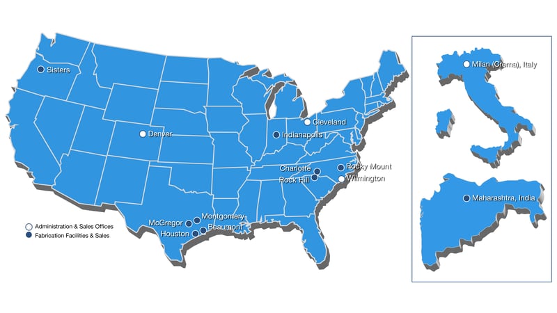 US Locations & Italy-India US Locations & Italy-India