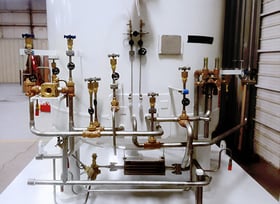 3 - Microbulk skid with integrated fill manifold - piping -vaporizer - equipment 2