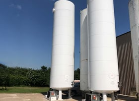 4 - Vertical Carbon Dioxide - CO2 - Storage Tanks - 2