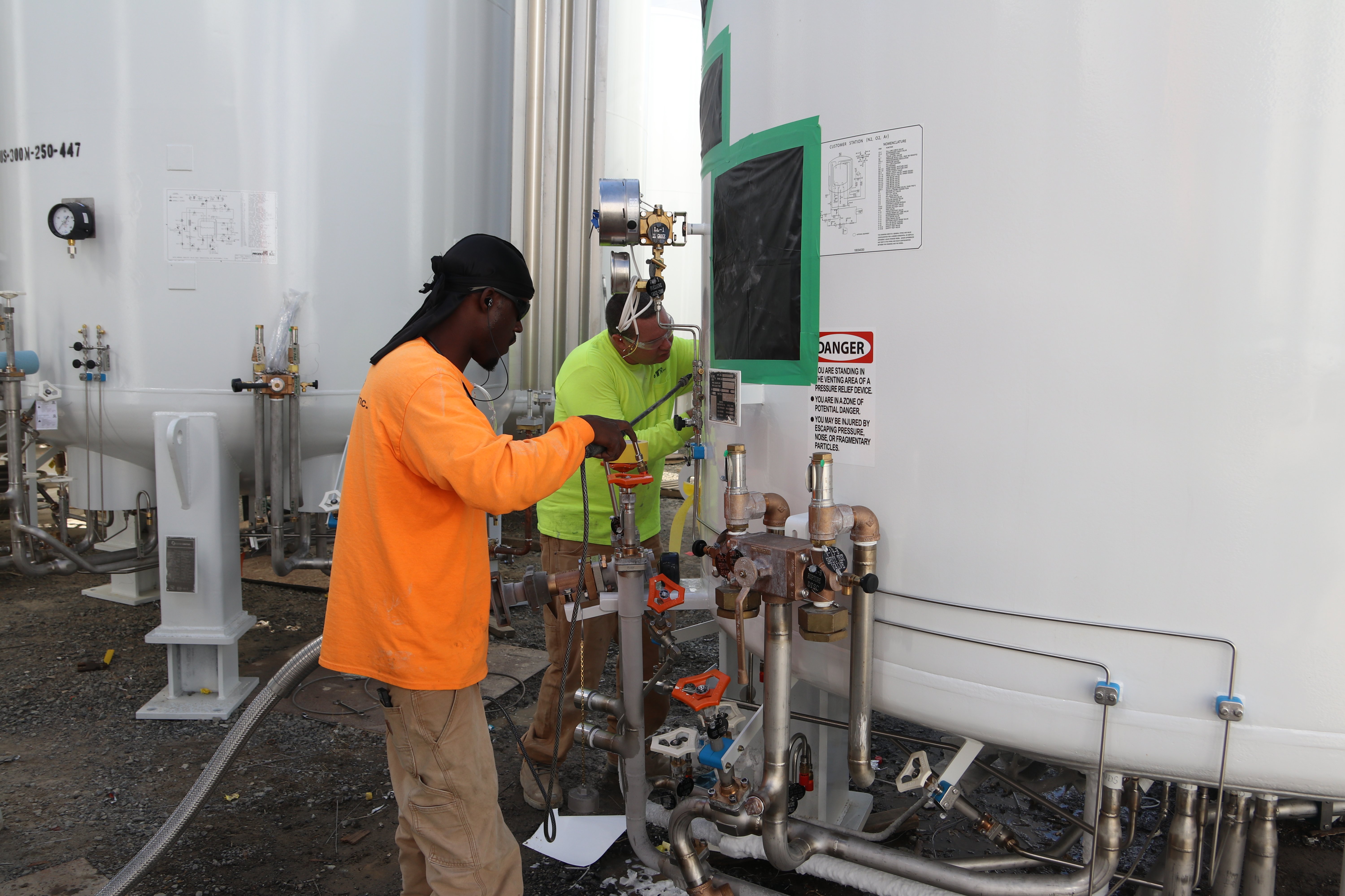 cryogenic bulk tank repair