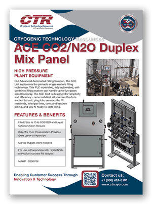 ACE C2ON2O Duplex Mix Panel - High Pressure Cylinder Filling & Mixing_ Control & Automation_Brochure 2