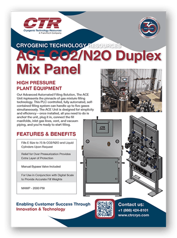 ACE CO2-N2O Duplex Mix Panel - High Pressure Cylinder Filling & Mixing_ Control & Automation_Brochure 2