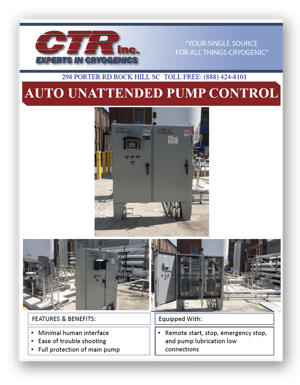 Auto Unattended Pump Control - brochure cover