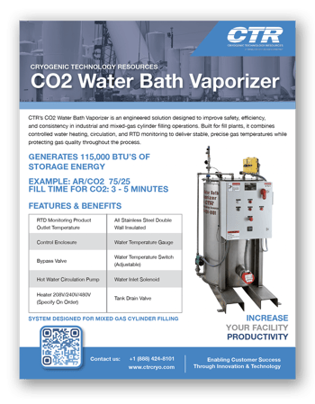 CO2 Water Bath Vaporizer for Cylinder Filling_Brochure Cover
