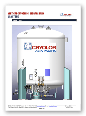 Cryolor - Vertical Cryogenic Storage Tank - Brochure Cover