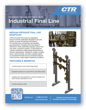 Industrial Final Line_Pressure Control Manifold_Engineering Fabrication_brochure cover