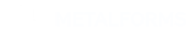 Metalforms LOGO - All WHITE