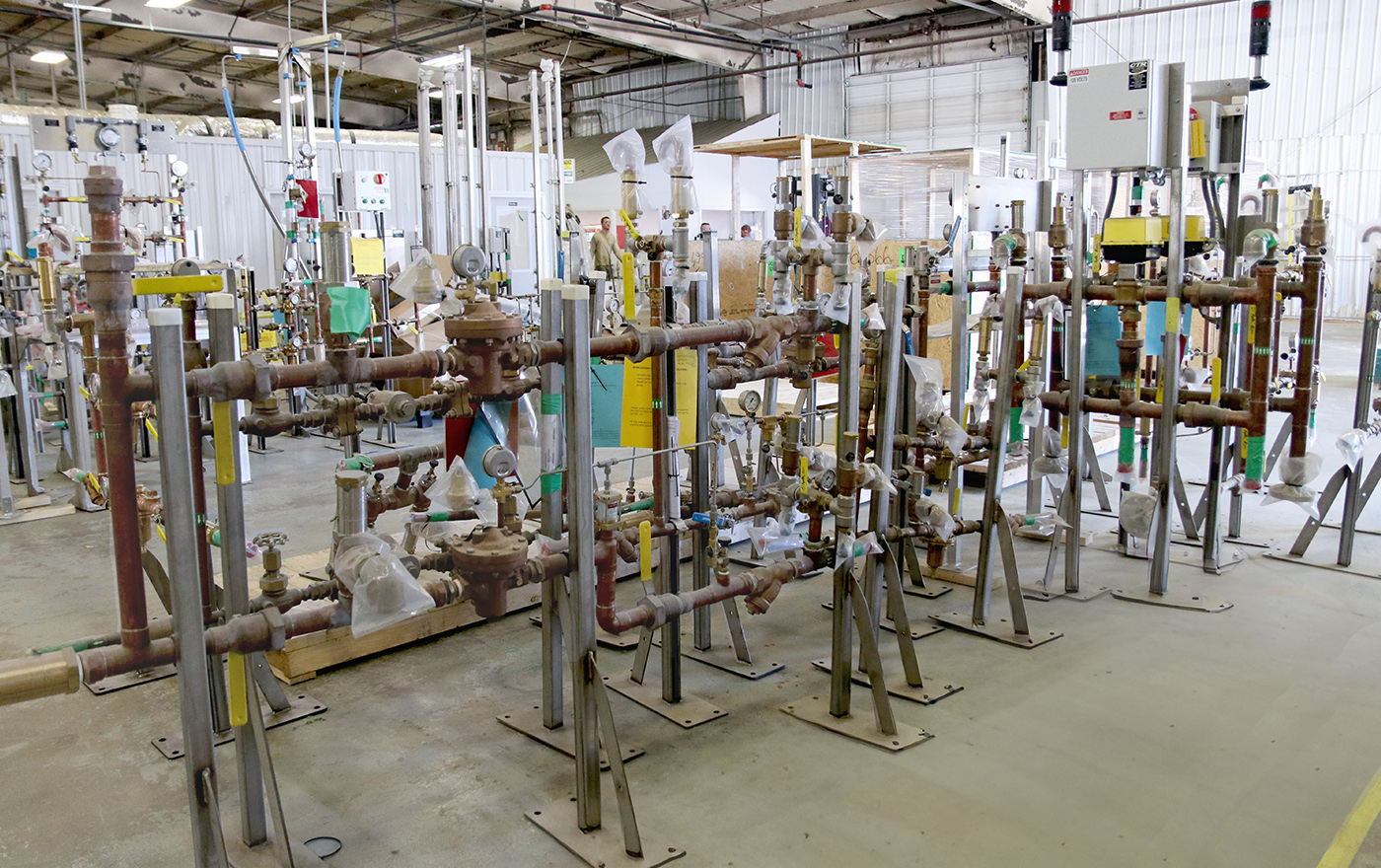 Industrial Gas Pressure Control Manifold  - engineering - fabrication_10-4