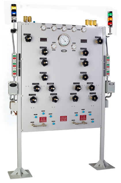 Multi Gas Dual Swing Arm Duplex Mix Panel | CTR