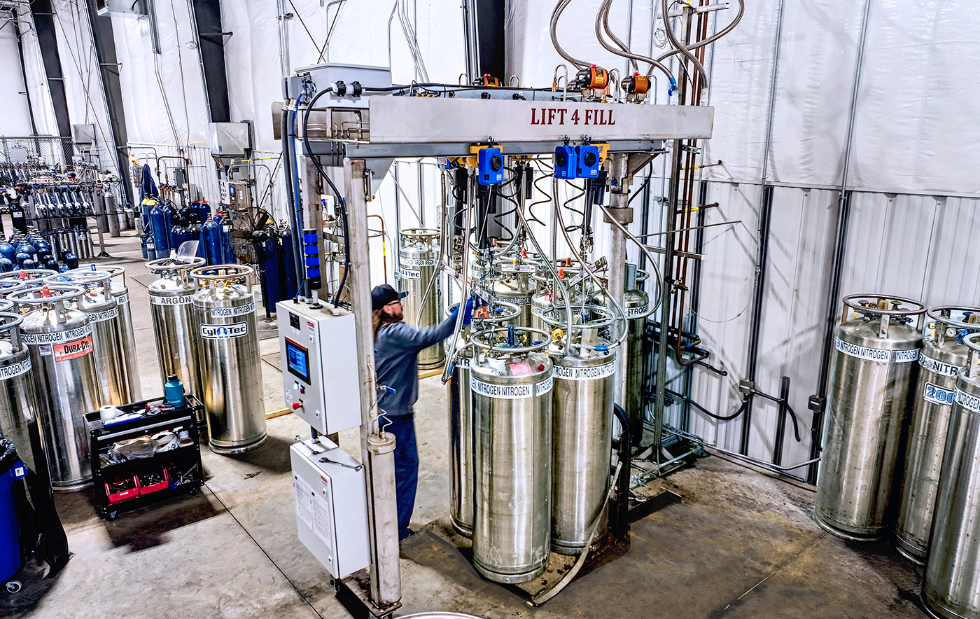 Lift-4-Fill- Pressurized Gas Automated Cylinder Filling System 3