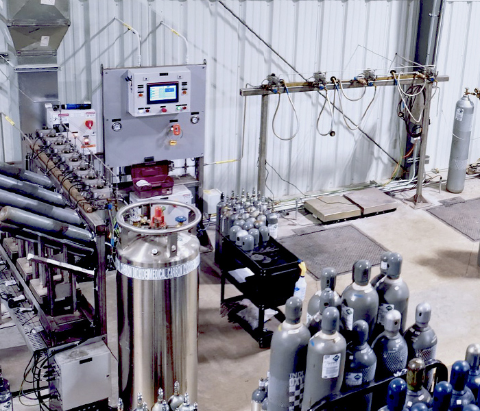 1 - ACE CO2 N2O Duplex Panel - High-Pressure Gas Filling System