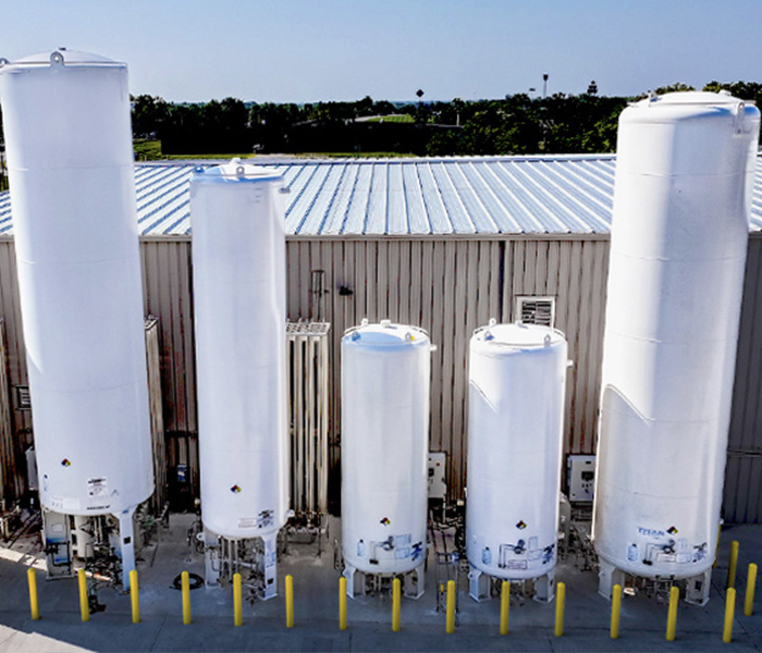1 - Vertical Cryogenic Storage Tanks