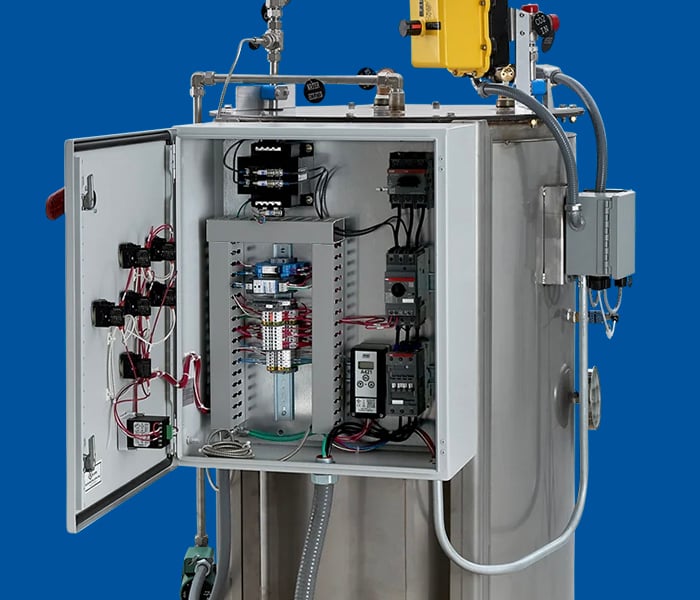 2 - CO2 Water Bath Vaporizer Control Panel Interior