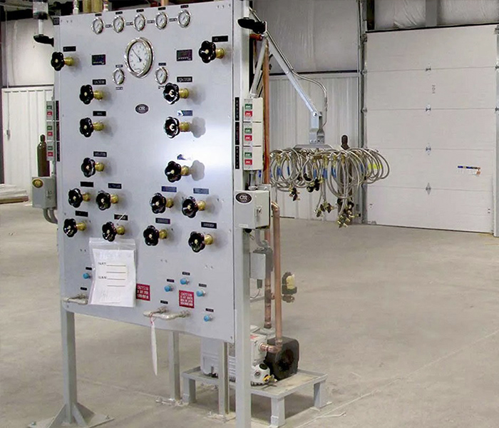 3 - Multi Gas Dual Swing Arm Duplex Mix Panel